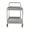 SYSBEL ラボ用カート – 化学物質を安全に輸送するためのステンレス鋼製流出防止トロリー-