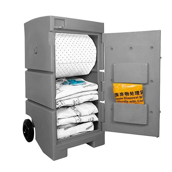 Polyethylene Spill Emergency Handling Cart And Set
